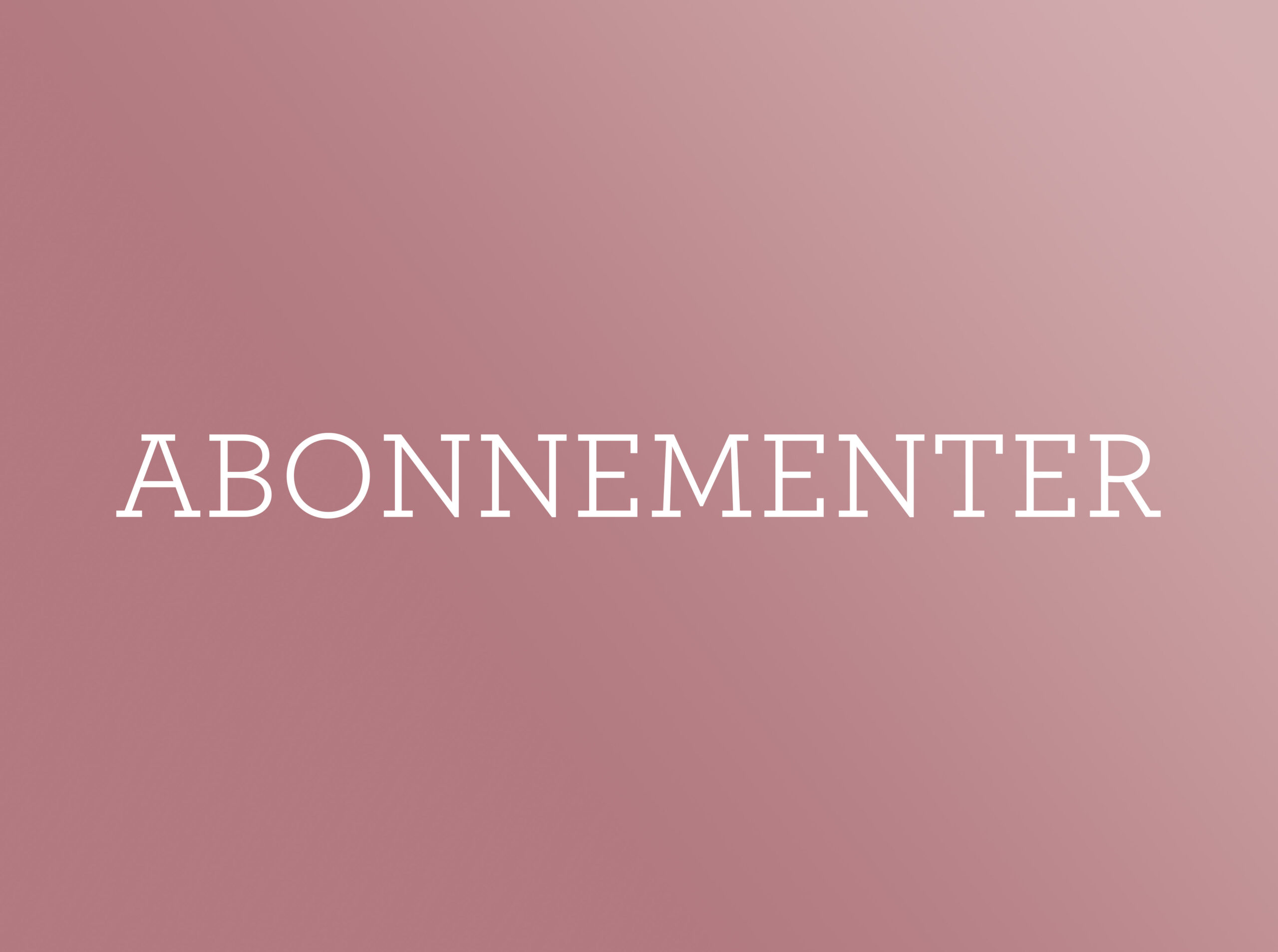 Abonnement